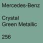 Preview: Mercedes-Benz, Crystal Green Metallic, 256.